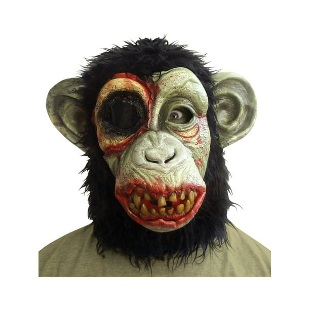 Details about   Comical Chimp Mask Spooky Village